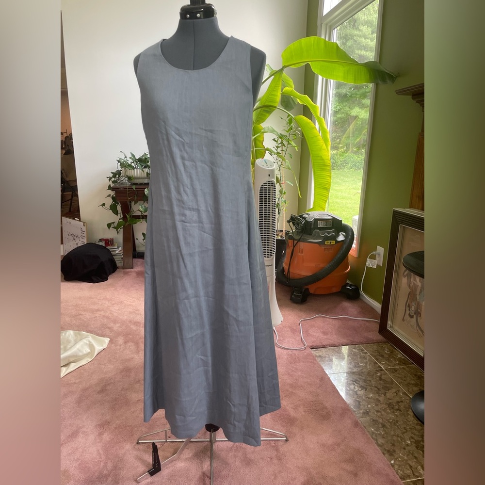 Theory cross back Dress in Slate Blue size 4